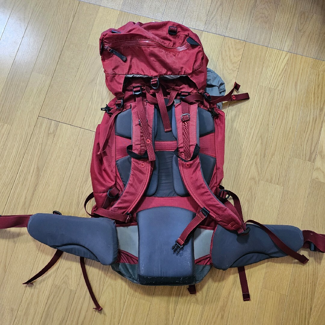 mont bell(モンベル)のモンベル アルパインパック５０　ディープレッド スポーツ/アウトドアのアウトドア(登山用品)の商品写真