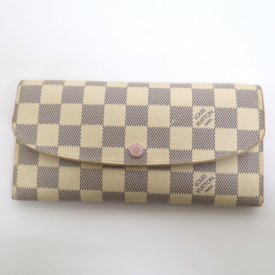 【LOUIS VUITTON】ルイヴィトン ポルトフォイユエミリー 二つ折り長財布 ダミエ アズール N41625 TA4177/kt09187kwW19H95D10cm