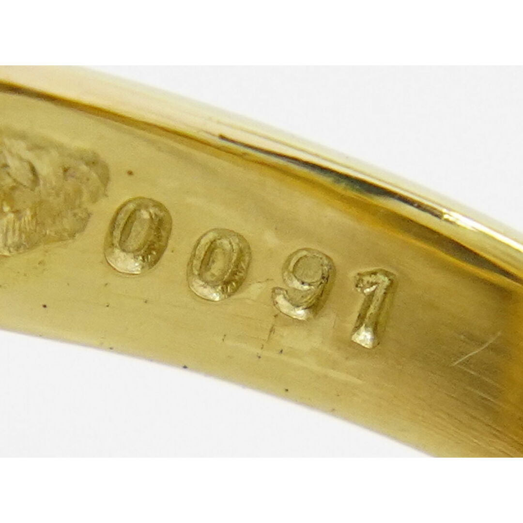 本物 ボルダーオパール ダイヤモンド 0.091ct K18 YG リング 本物 ボルダーオパール ダイヤモンド 0.091ct K18 YG リング