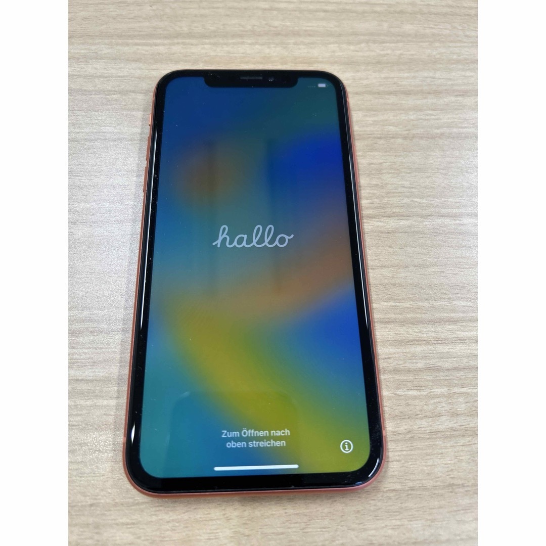 iPhone(アイフォーン)のiPhoneXR 64GB コーラル スマホ/家電/カメラのスマートフォン/携帯電話(スマートフォン本体)の商品写真