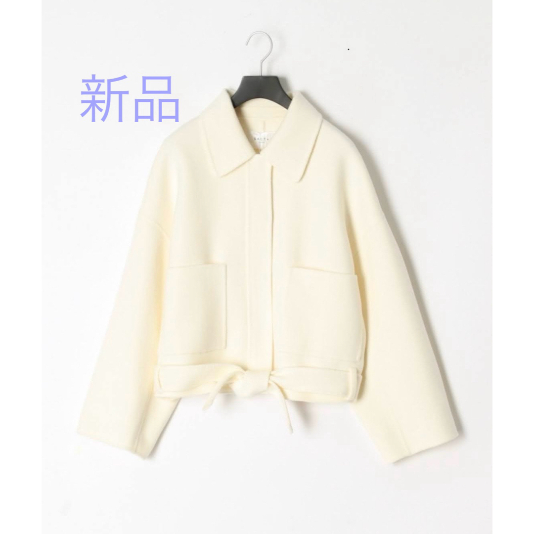 Plage(プラージュ)の新品！定価4万円！SALT＋JAPAN＊メリノウールショートコート　38 レディースのジャケット/アウター(その他)の商品写真