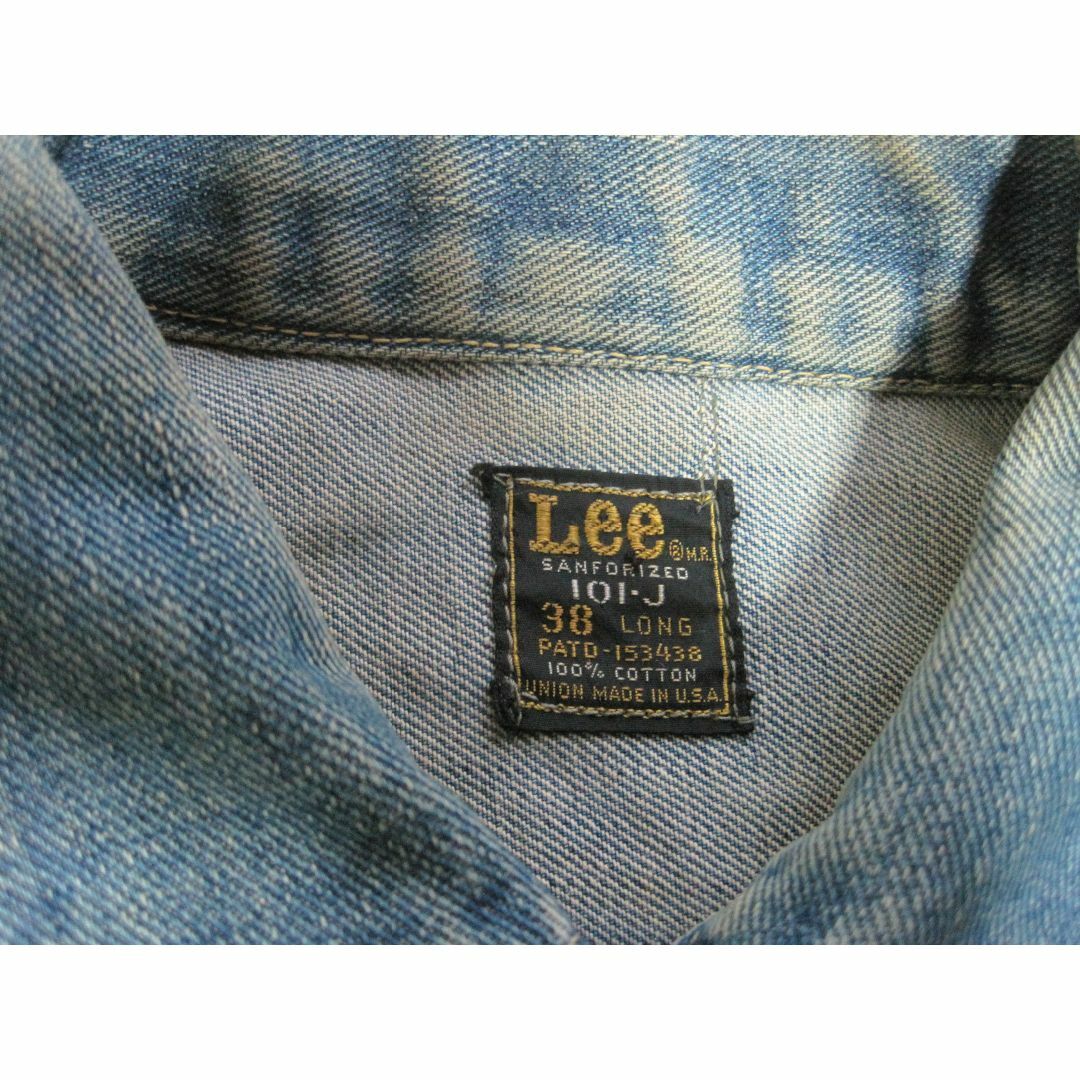 Lee(リー)のLee 70S  USA製 101j デニムジャケット38L         メンズのジャケット/アウター(Gジャン/デニムジャケット)の商品写真