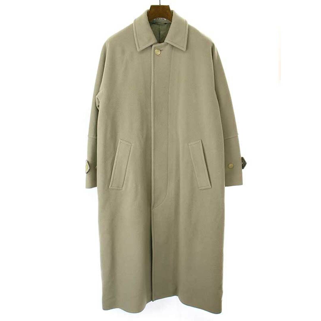 新品未使用品ＳAURALEE オーラリー 20AW CASHMERE WOOL MOSSER BIG COAT コート ライトグレー 1 A20AC02MC