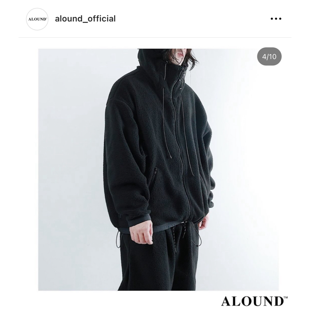 ALOUND VENTILATION FLEECE JACKET セットアップ