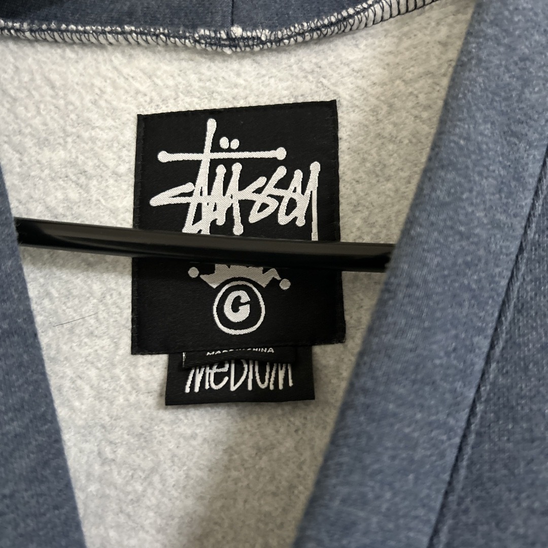 STUSSY(ステューシー)のステューシー 裏起毛カーディガンMサイズ メンズのトップス(パーカー)の商品写真