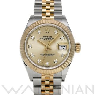 ロレックス(ROLEX)の中古 ロレックス ROLEX 279173G ランダムシリアル シャンパン /ダイヤモンド レディース 腕時計(腕時計)