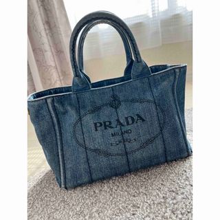 プラダ(PRADA)のPRADA カナパ デニム(ハンドバッグ)