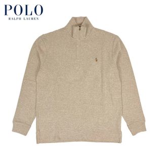 ポロラルフローレン(POLO RALPH LAUREN)のラルフローレン POLO Ralph Lauren ハーフジップ ベージュ(ニット/セーター)