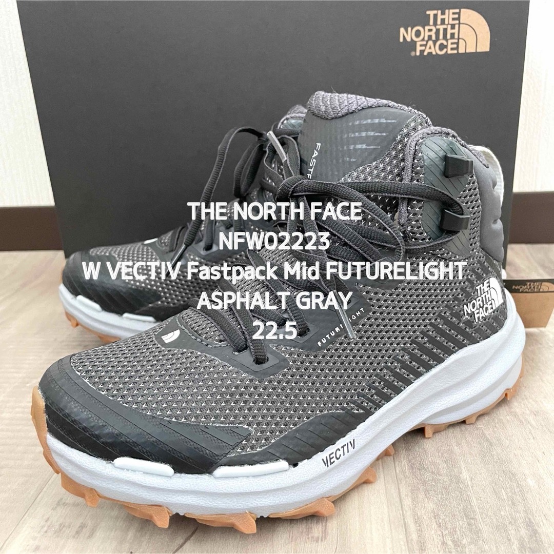 THE NORTH FACE(ザノースフェイス)の【新品】 ザノースフェイス トレッキングシューズ グレー レディース 22.5 メンズの靴/シューズ(ブーツ)の商品写真