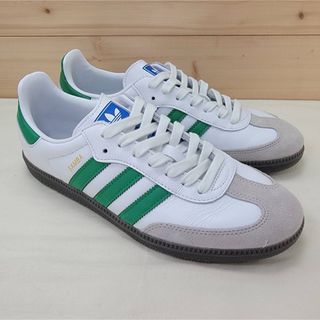 アディダス(adidas)のアディダス サンバ OG ホワイト/グリーン 26cm(スニーカー)