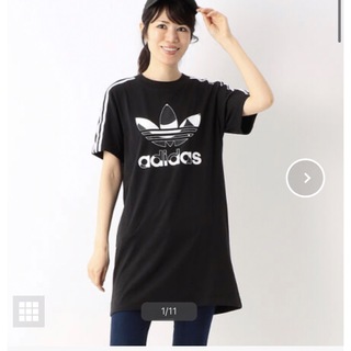 アディダス(adidas)のADIDAS × MARIMEKKOマリメッコ Tシャツ ワンピース(ミニワンピース)