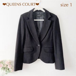 クイーンズコート(QUEENS COURT)の美品*QUEENS COURT*ジャケット(テーラードジャケット)