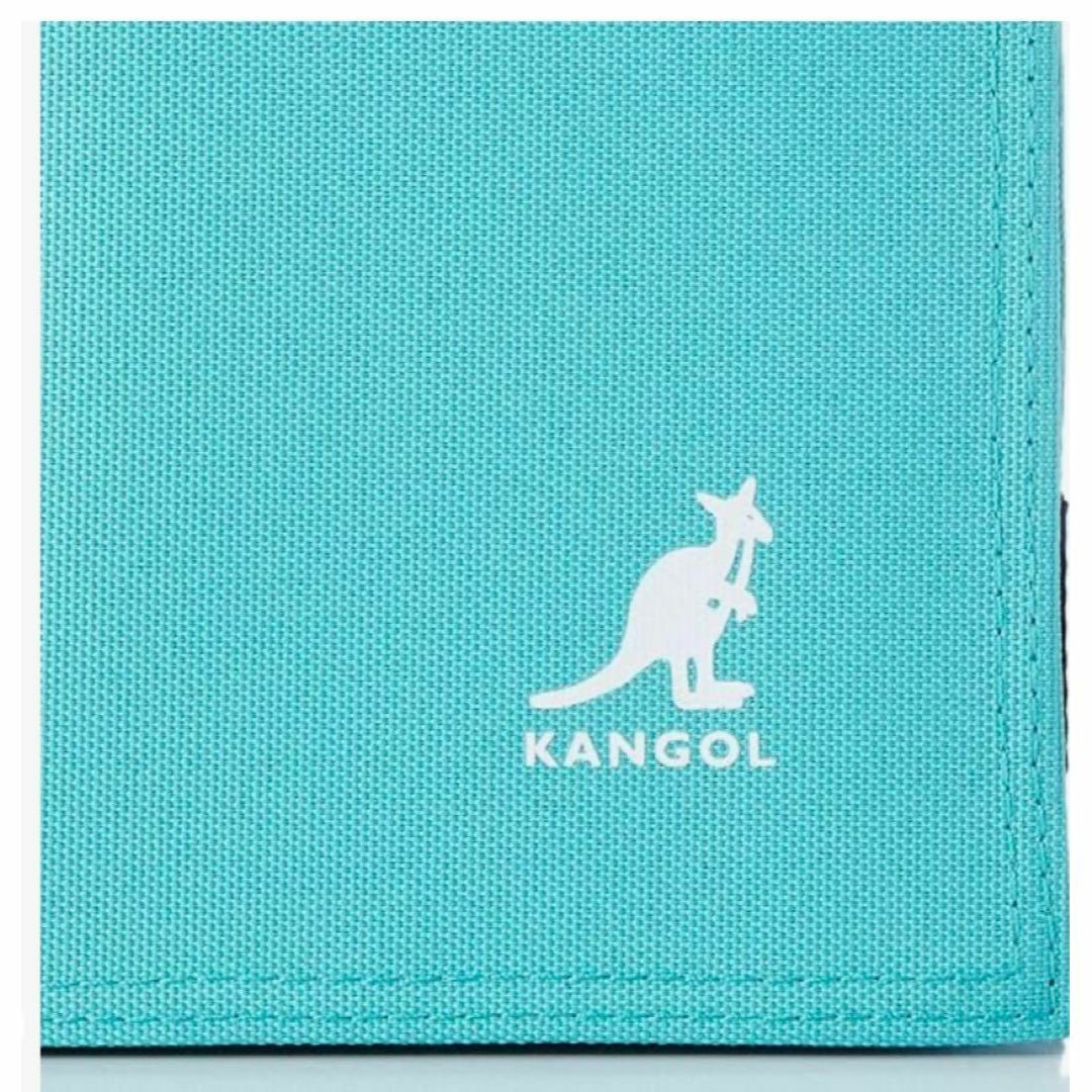 KANGOL(カンゴール)の新品　カンゴール　KANGOL 小物　ケース　マスクポーチ　ターコイズブルー レディースのファッション小物(名刺入れ/定期入れ)の商品写真