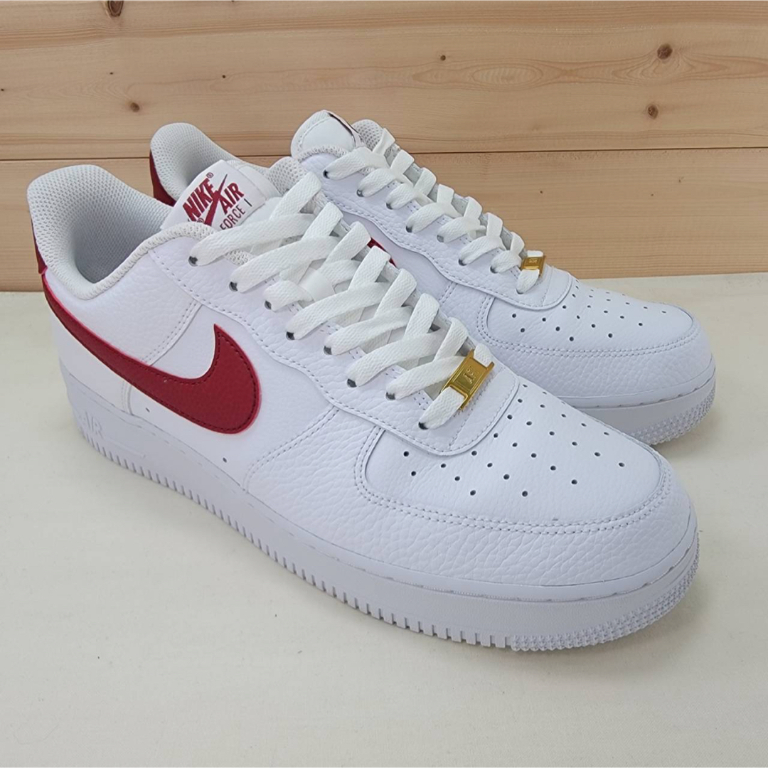 NIKE - ナイキ エアフォース 1 ロー ホワイト チームレッド 28.5 NIKE - ナイキ エアフォース 1 ロー ホワイト チームレッド 28.5