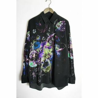 ラッドミュージシャン(LAD MUSICIAN)の美品19AW ラッドミュージシャン デシン フラワー ビッグ シャツ1225N▲(シャツ)