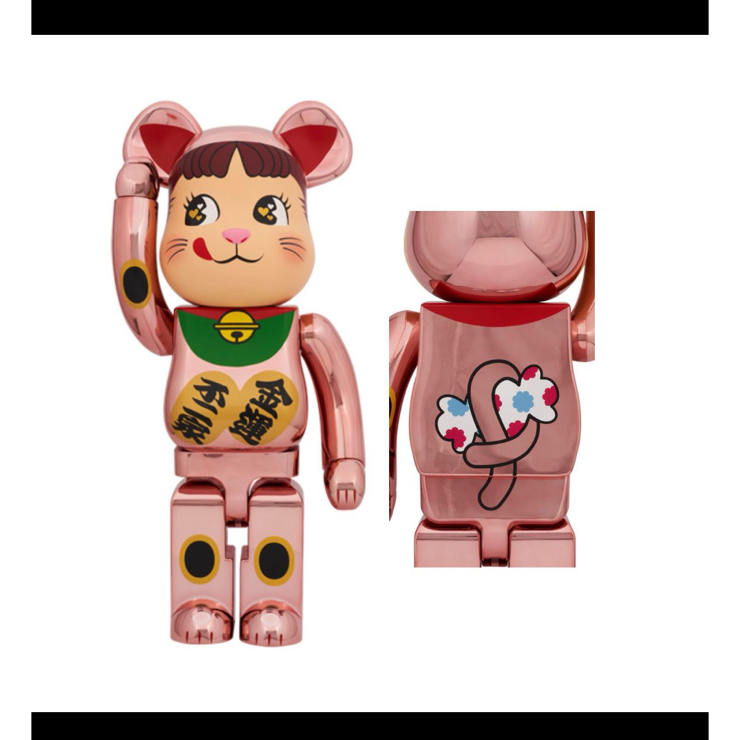 BE@RBRICK 招き猫 ペコちゃん 金運 ダブル小判 桃金メッキ 1000% - ホビー BE@RBRICK 招き猫 ペコちゃん 金運 ダブル小判 桃金メッキ 1000% - ホビー