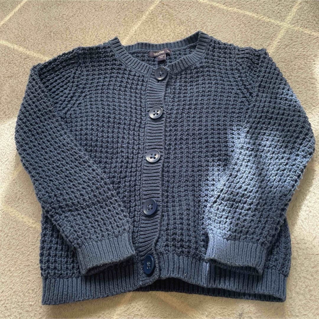 babyGAP(ベビーギャップ)の＊baby gap＊厚手カーディガン　100size キッズ/ベビー/マタニティのキッズ服男の子用(90cm~)(カーディガン)の商品写真