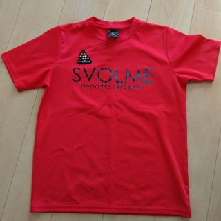 スボルメ(Svolme)のサッカー　Tシャツ　S　赤(ウェア)