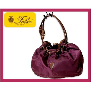 美品☆ Felisi フェリージ ♪ ワンショルダー ハンドルトートバッグ♡バッグ