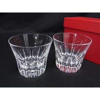 バカラ(Baccarat)の■極美品■ Baccarat バカラ エトナ タンブラー クリスタルガラス ロックグラス 食器 2客セット クリア CD0486(食器)