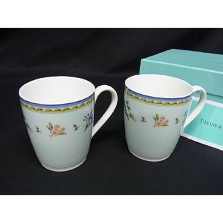 ティファニー(Tiffany & Co.)の■新品■未使用■ TIFFANY＆Co ティファニー モーニンググローリー マグカップ 食器 2客セット ライトブルー系 AS4690(食器)