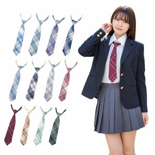 【色: レッドA】[クラッセ] スクールネクタイ 学生 制服 女子校生 女子中学(その他)