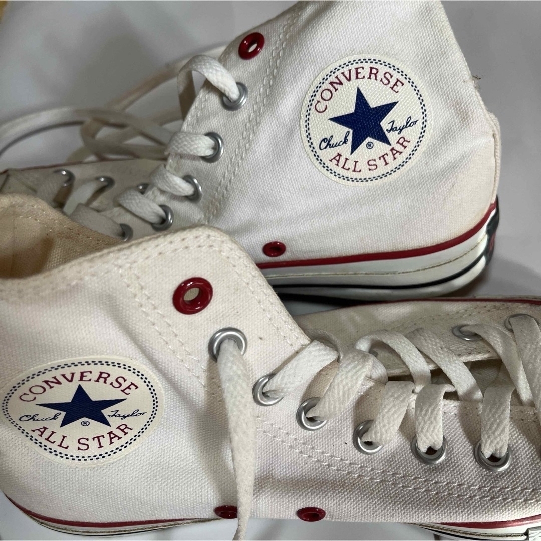 ALL STAR（CONVERSE）(オールスター)のコンバース　ハイカット　白 レディースの靴/シューズ(スニーカー)の商品写真