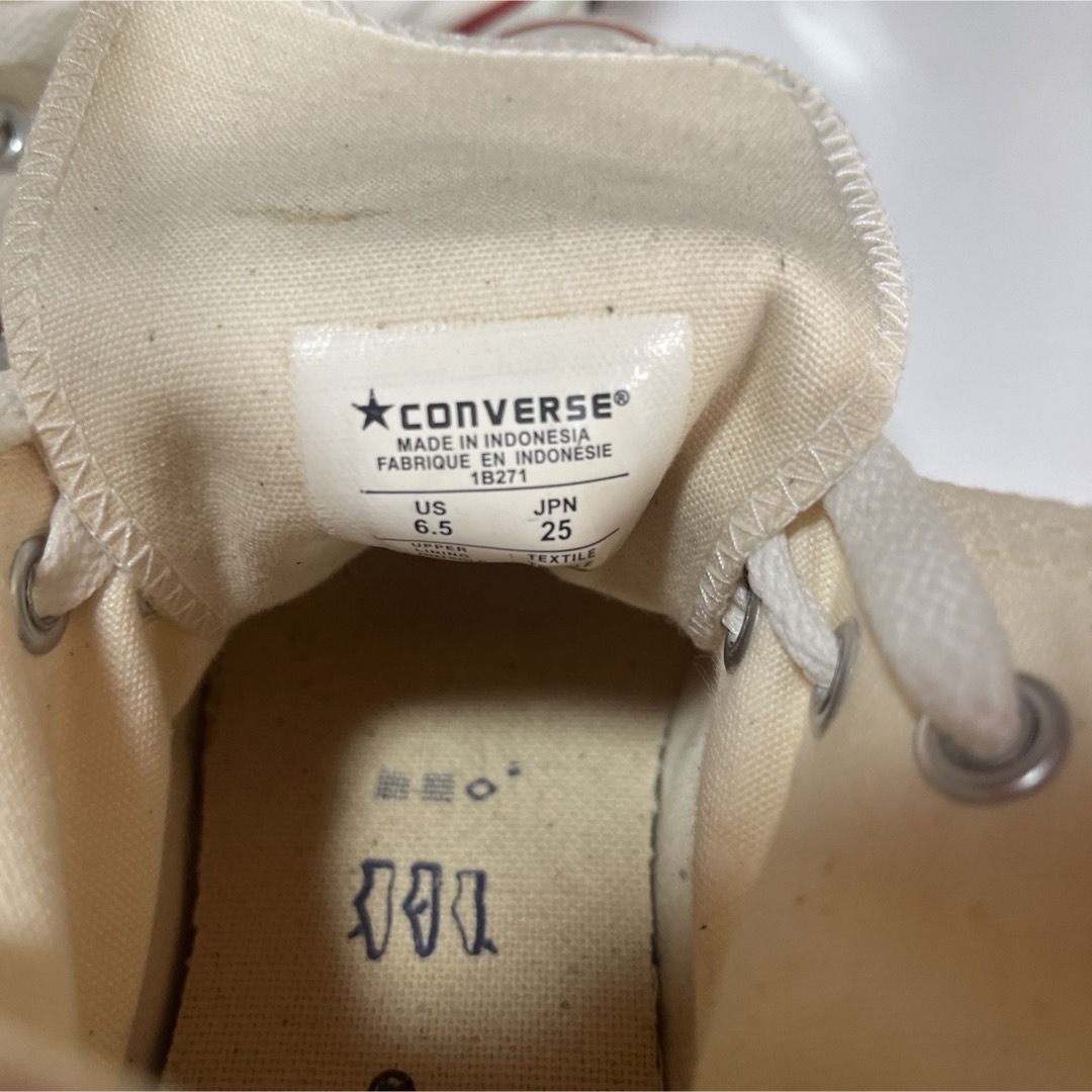 ALL STAR（CONVERSE）(オールスター)のコンバース　ハイカット　白 レディースの靴/シューズ(スニーカー)の商品写真