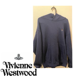 ヴィヴィアンウエストウッド(Vivienne Westwood)のvivienne westwood プルオーバーネイビー M(パーカー)