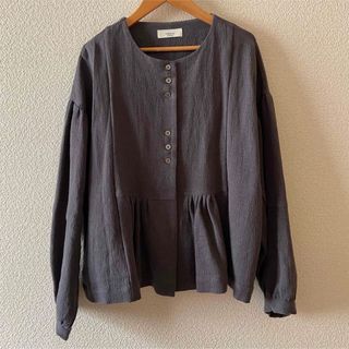 サンバレー(SUNVALLEY)の【美品】tukuroiノーカラージャケット(ノーカラージャケット)