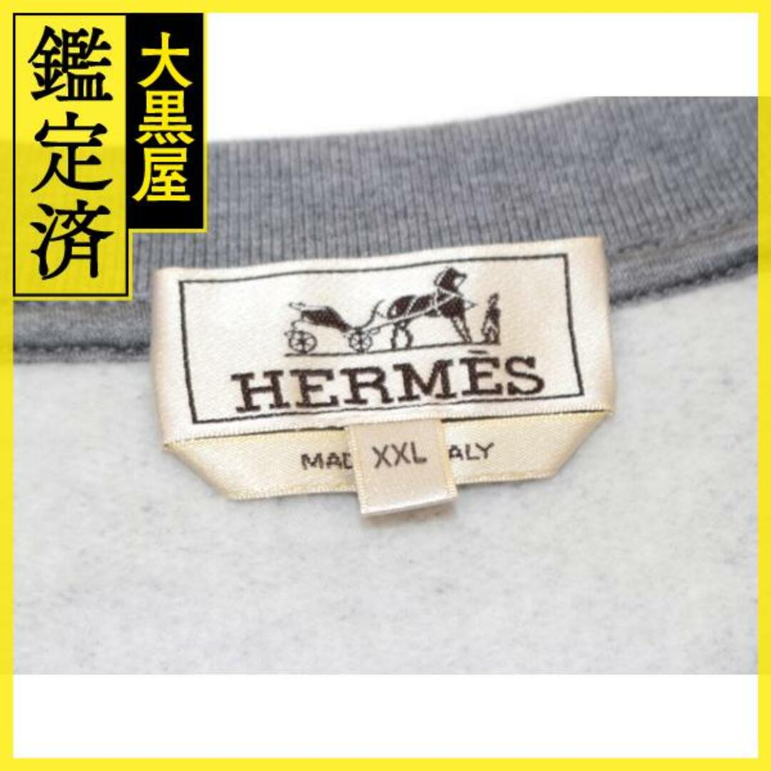 Hermes(エルメス)のHERMES　ラウンドネックスウェット 　メンズXXL　グレー　【200】 メンズのトップス(スウェット)の商品写真