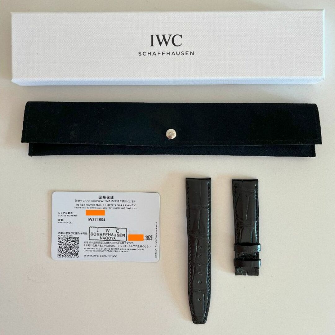 IWC(インターナショナルウォッチカンパニー)のIWCポルトギーゼクロノグラフ　純正アリゲーターストラップ メンズの時計(レザーベルト)の商品写真