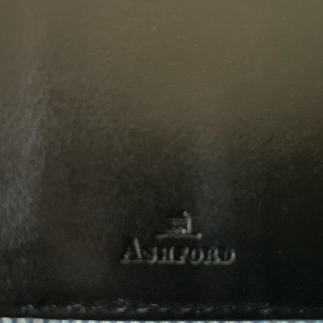 アシュフォード Chartres ブラック HW✖️WA5 メンズのファッション小物(手帳)の商品写真