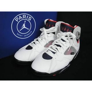 ナイキ(NIKE)の■新品■未使用■ NIKE ナイキ×パリサンジェルマン AIR JORDAN7 RETRO PSG レザー スニーカー サイズ 26.5cm 靴 ホワイト系 AS3679(スニーカー)