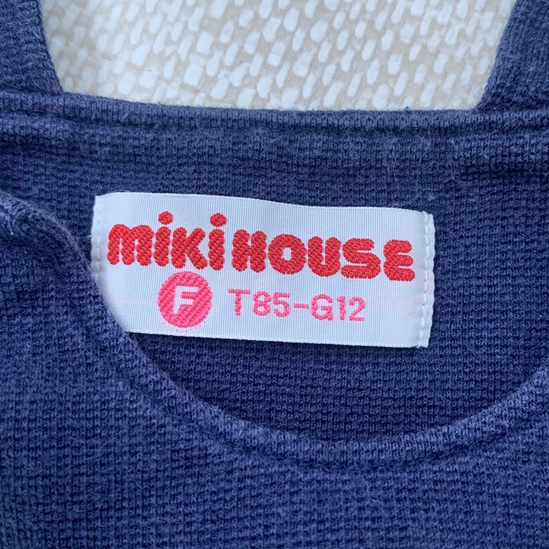 mikihouse(ミキハウス)のMIKI HOUSE ミキハウス ダルマロンパース だるま レトロ レア キッズ/ベビー/マタニティのベビー服(~85cm)(ロンパース)の商品写真