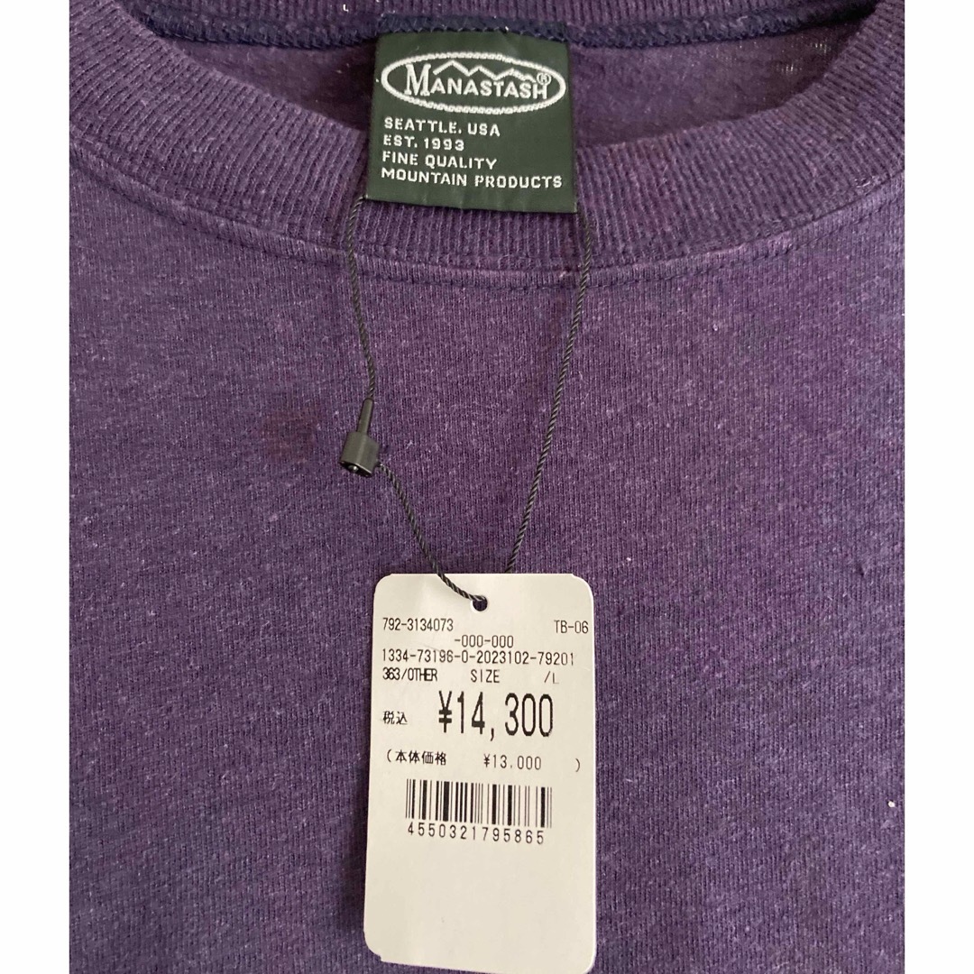 MANASTASH(マナスタッシュ)のマナスタッシュ　Tシャツ　新品 メンズのトップス(Tシャツ/カットソー(半袖/袖なし))の商品写真