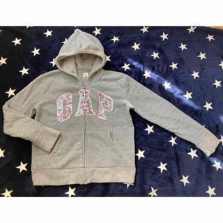 ギャップキッズ(GAP Kids)のギャップキッズ　GAP  ロゴ フリース　ジップパーカー　160  14〜16(ジャケット/上着)