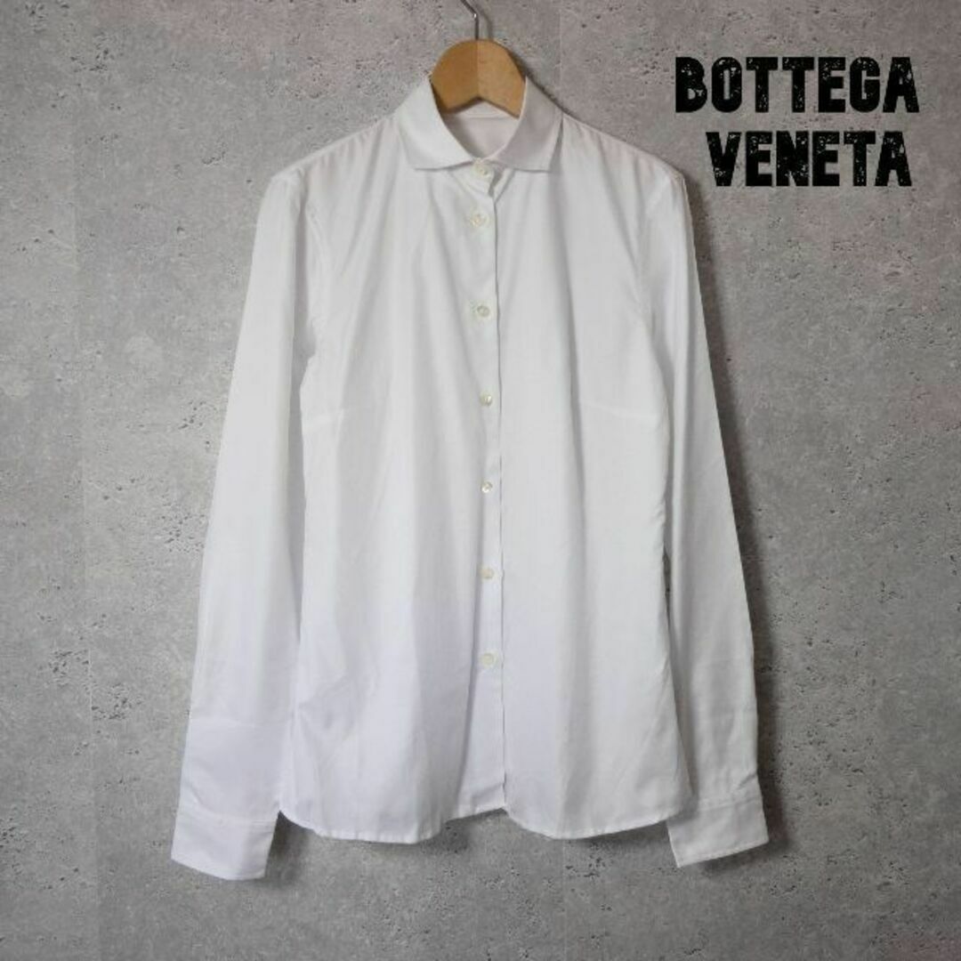 Bottega Veneta - 美品 ボッテガヴェネタ ワイドカラー 長袖 シャツ