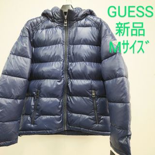 ゲス(GUESS)のGUESS メンズ 中綿ダウンジャケット フード付き Mサイズ(ダウンジャケット)