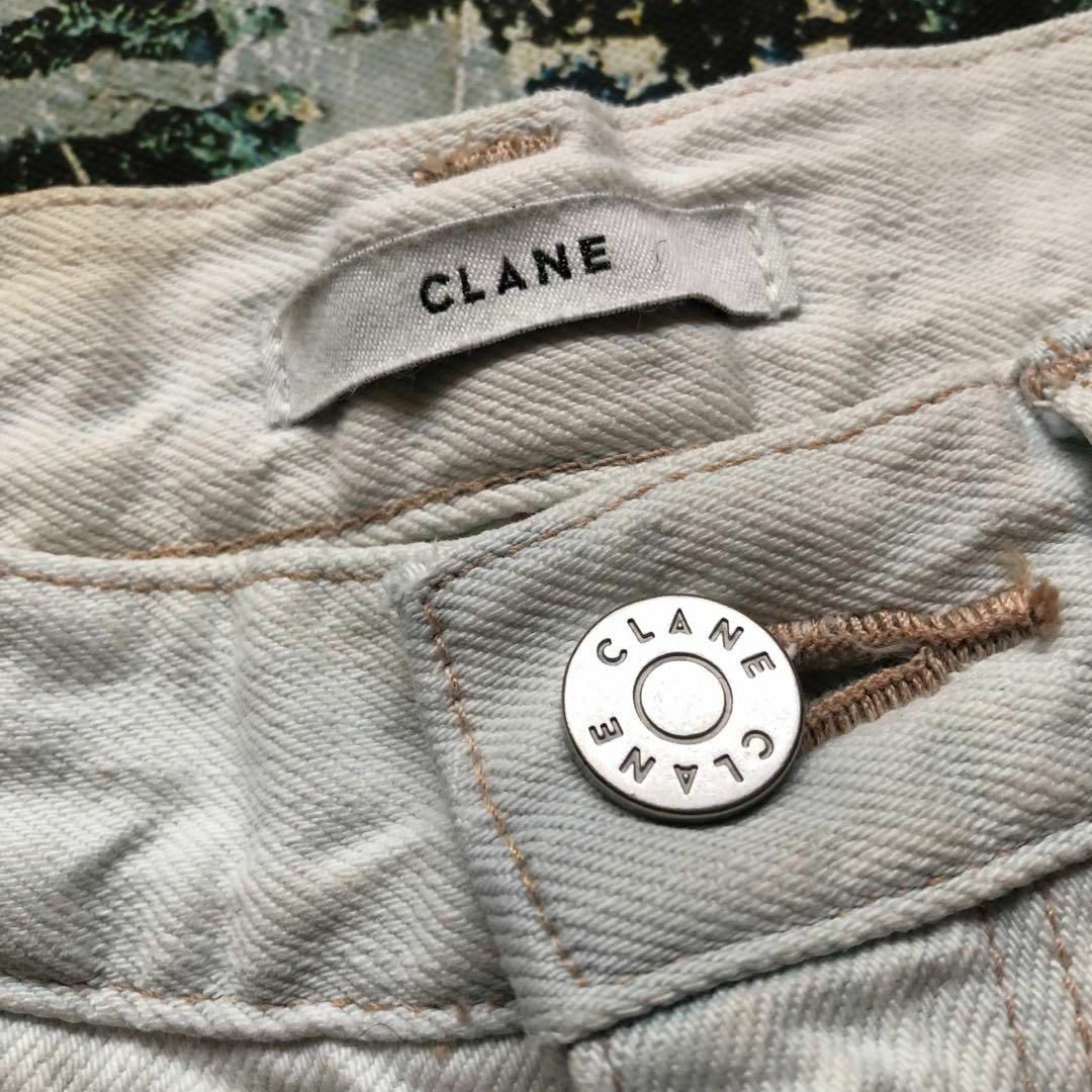 CLANE(クラネ)のクラネ-CLANE-ワイドカットオフデニムパンツ レディースのパンツ(デニム/ジーンズ)の商品写真