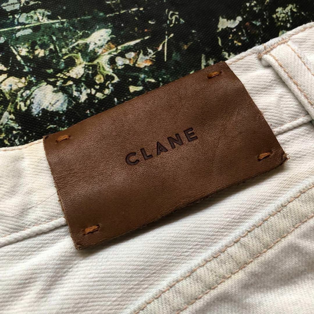 CLANE(クラネ)のクラネ-CLANE-ワイドカットオフデニムパンツ レディースのパンツ(デニム/ジーンズ)の商品写真