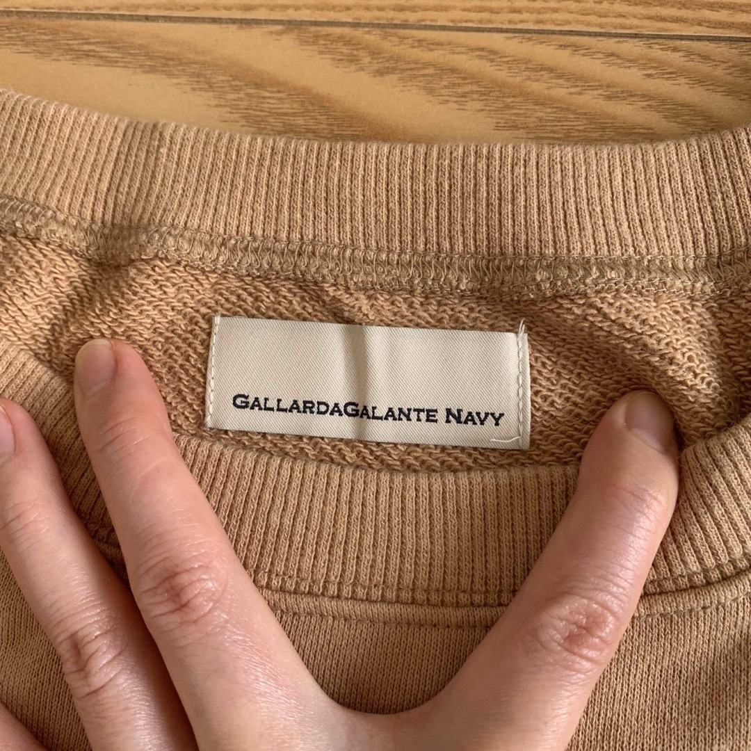 GALLARDAGALANTE NAVY(ガリャルダガランテネイビー)の☆美品☆GALLARDAGALANTENAVY☆オーバーサイズスウェット☆フリー レディースのトップス(トレーナー/スウェット)の商品写真