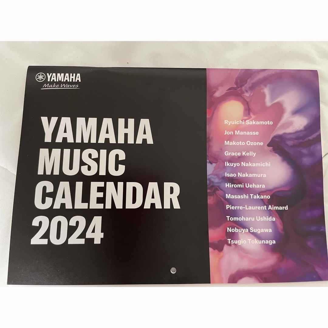 ヤマハ(ヤマハ)のヤマハ☆カレンダー　2024 YAMAHA インテリア/住まい/日用品の文房具(カレンダー/スケジュール)の商品写真