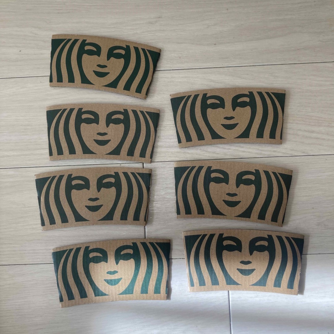 Starbucks(スターバックス)の【送料込み・匿名】スターバックス　紙袋　ショッパー　カップスリーブ　スタバ レディースのバッグ(ショップ袋)の商品写真