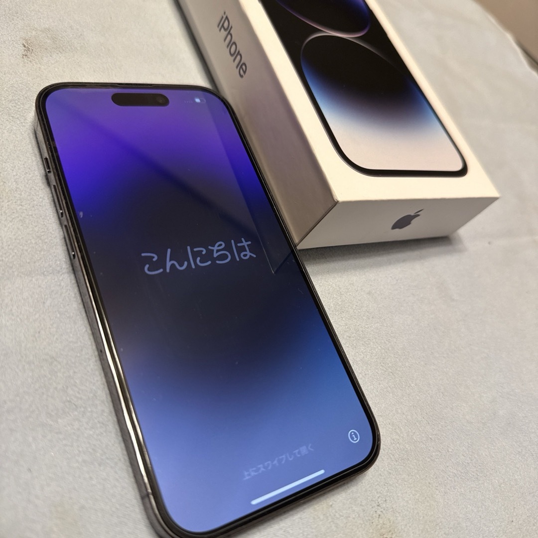 iPhone 14 PRO 128GBディープパープルUSEDコンディション良好 iPhone 14 PRO 128GBディープパープルUSEDコンディション良好