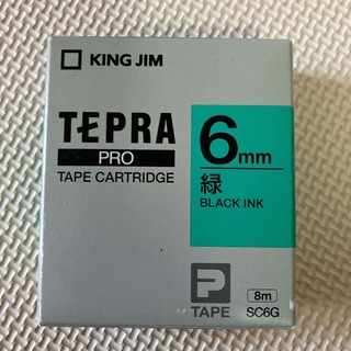 キングジム(キングジム)のテプラ・プロ テープカートリッジ カラーラベルパステル 緑 6mm SC6G(1(その他)