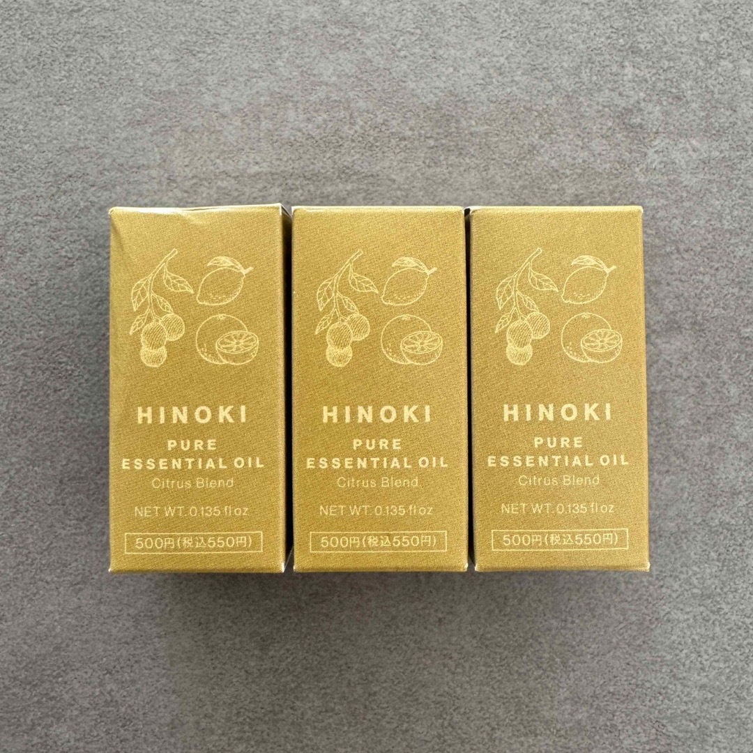 HINOKI エッセンシャルオイル 柑橘ブレンド コスメ/美容のリラクゼーション(エッセンシャルオイル（精油）)の商品写真