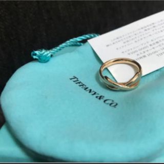 ティファニー(Tiffany & Co.)のTiffany＆Co.  インフィニティ　リング 18Kローズゴール 9号(リング(指輪))