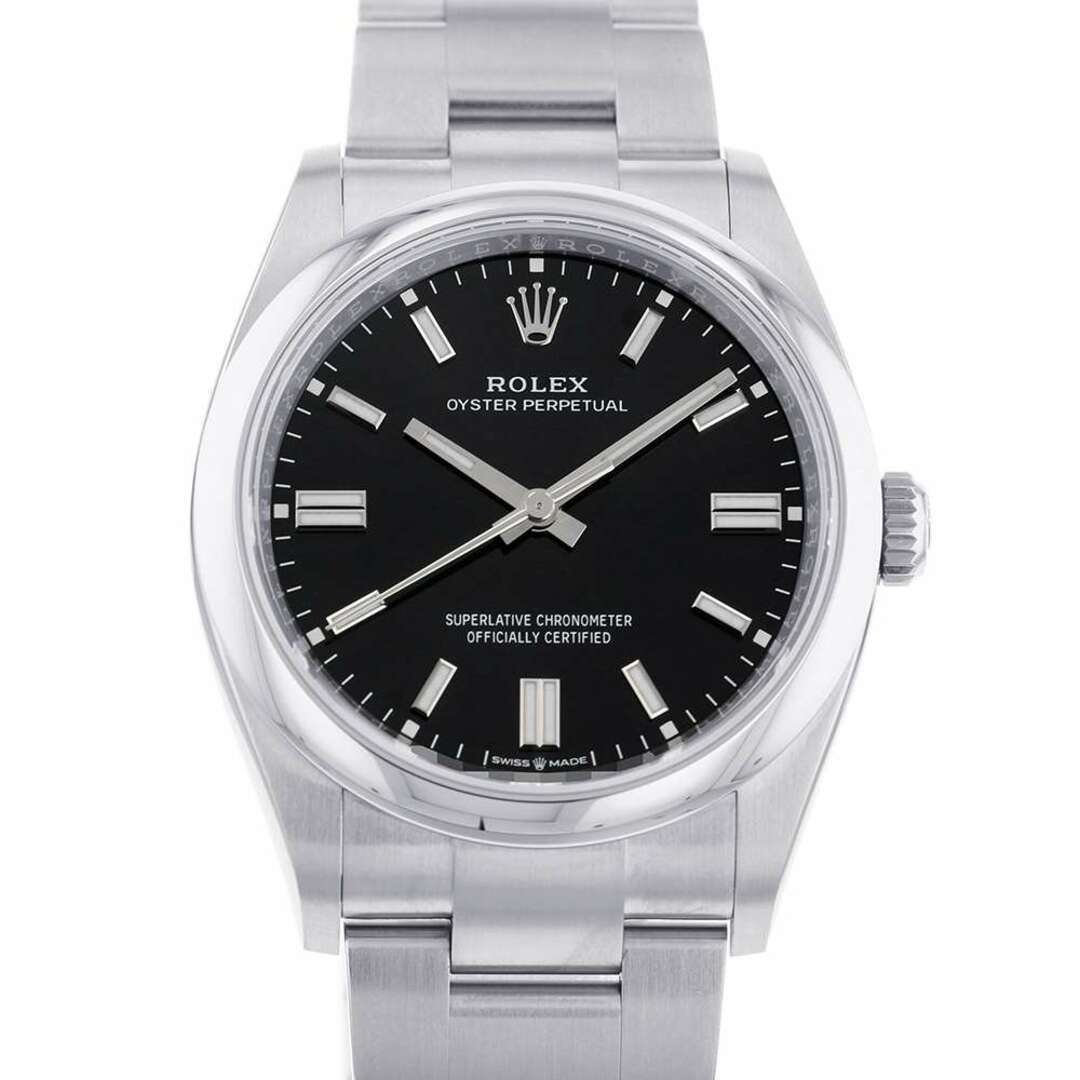 ロレックス オイスターパーペチュアル36 126000 ROLEX 腕時計 黒文字盤1秒日差