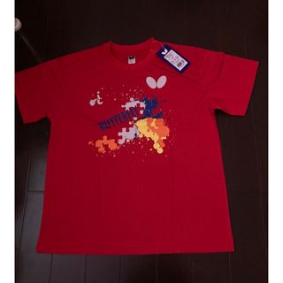 バタフライ(BUTTERFLY)のbutterfly  Tシャツ　卓球　送料込　　　　新品タグ付き(卓球)